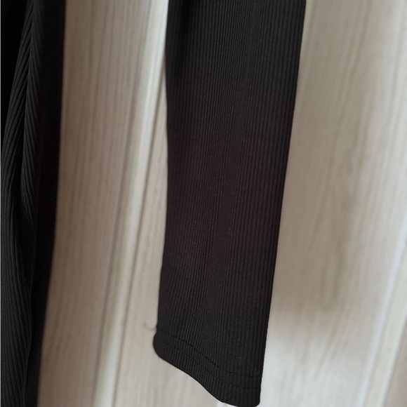 Black Long Sleeve Cut Out Mini Dress - Picture 3 of 4